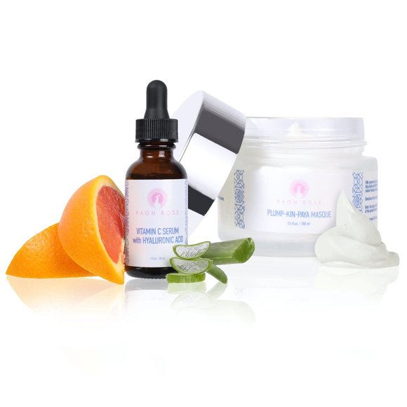 BRIGHT & RADIANT SKIN SET Paon Rose - Picture 1 of 3